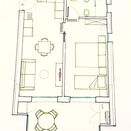 400m With Pool Apartment